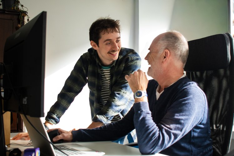 Rob/Tom office pic
