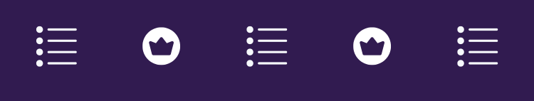 VIP icon list icon