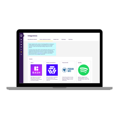 Spotify integration mockup stager