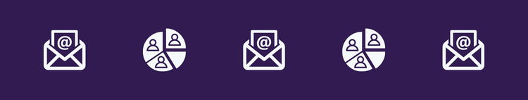 email list icon and segment icon